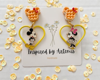 Pendientes Disney Mickey y Minnie Mouse