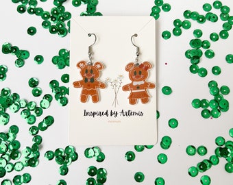 Disney Christmas Mickey and Minnie Mouse Earrings