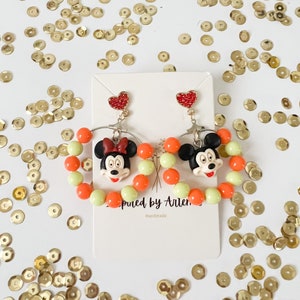 Disney Mickey and Minnie Mouse Earrings