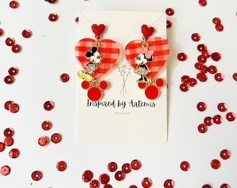 Pendientes Disney Mickey y Minnie Mouse