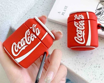Coca Cola Caps Coca Cola Cans Airpods Pro Case Silicone Case | Etsy