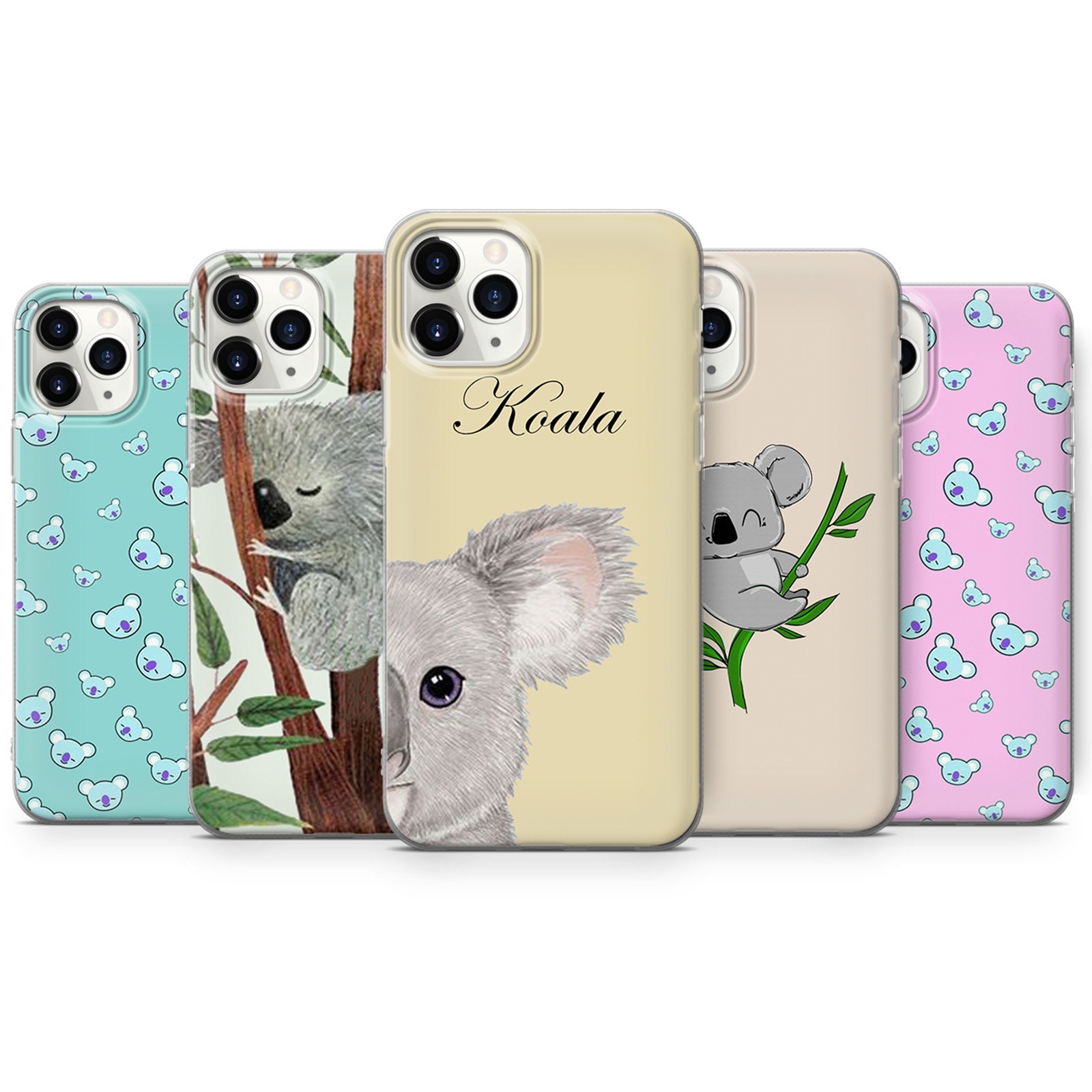 Koala Phone Case Animal Cover For iPhone 12 11 Pro Xr Xs Etsy