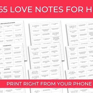 Valentinstag, Last Minute, Jahrestag, Geburtstagsgeschenk für Ihn, Notizen für Freund, Geschenke für Ehemann, Liebesnotizen, Sentimental, Printable,