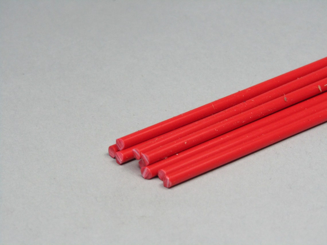 Plastic welding wire welding wire PVC red Ø3mm Etsy