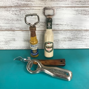 DH-13 Bronze Double Skull Bottle Opener - Jeff Deegan Designs
