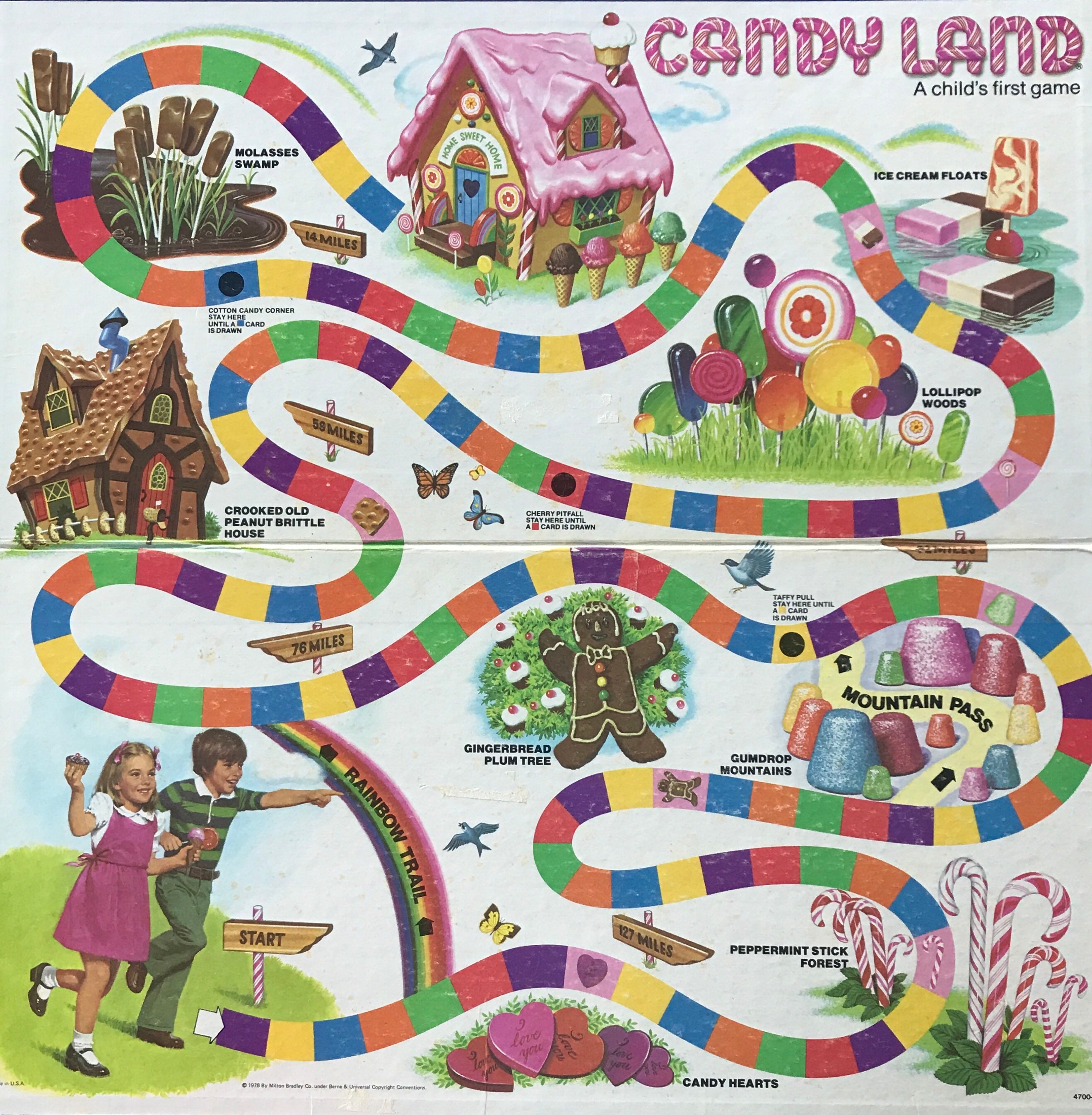 Vintage 1978 Candy Land Board Game Etsy
