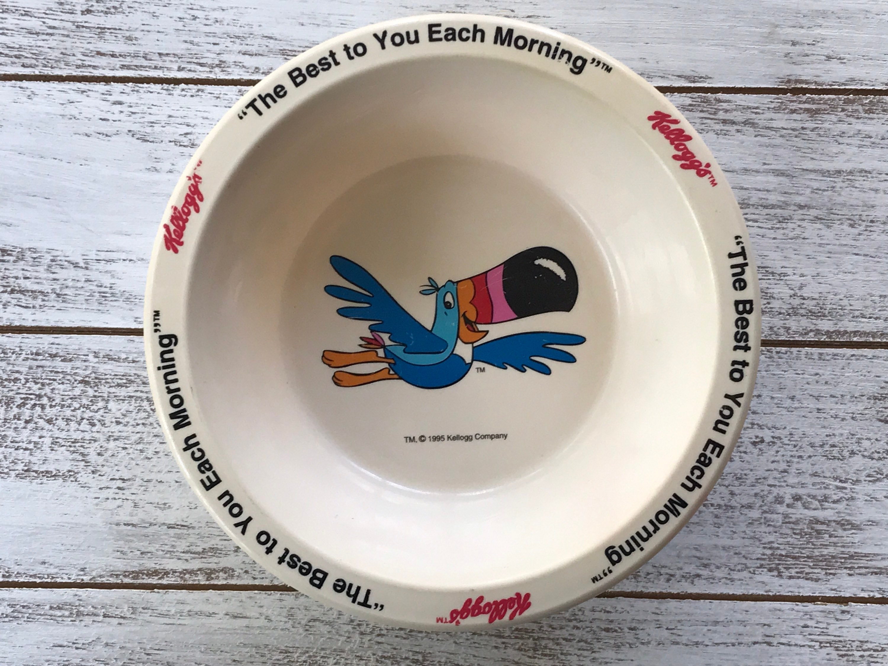 Nostalgic plastic Kellogg cereal bowls Etsy.de