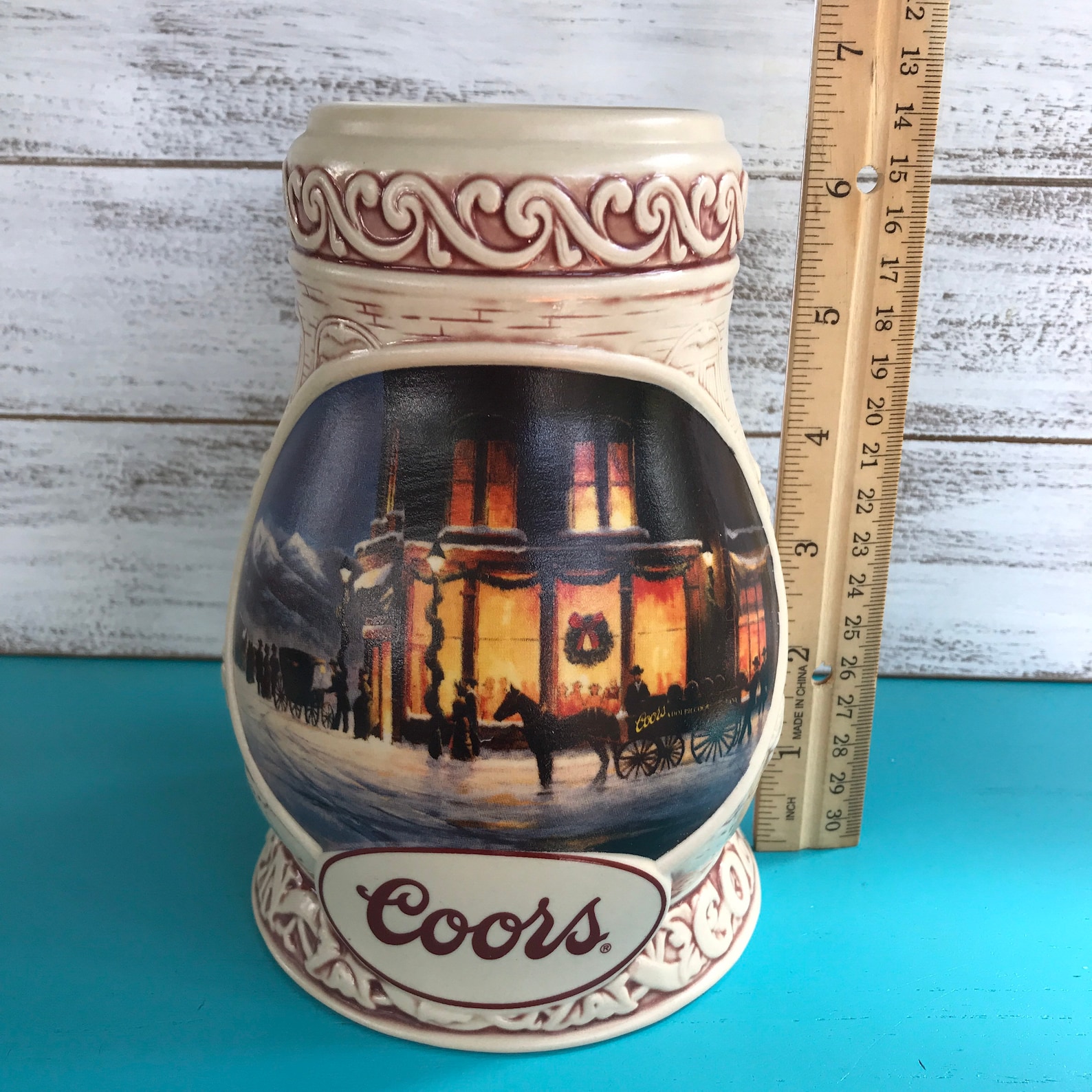 Beautiful vintage Coors Beer Stein Etsy