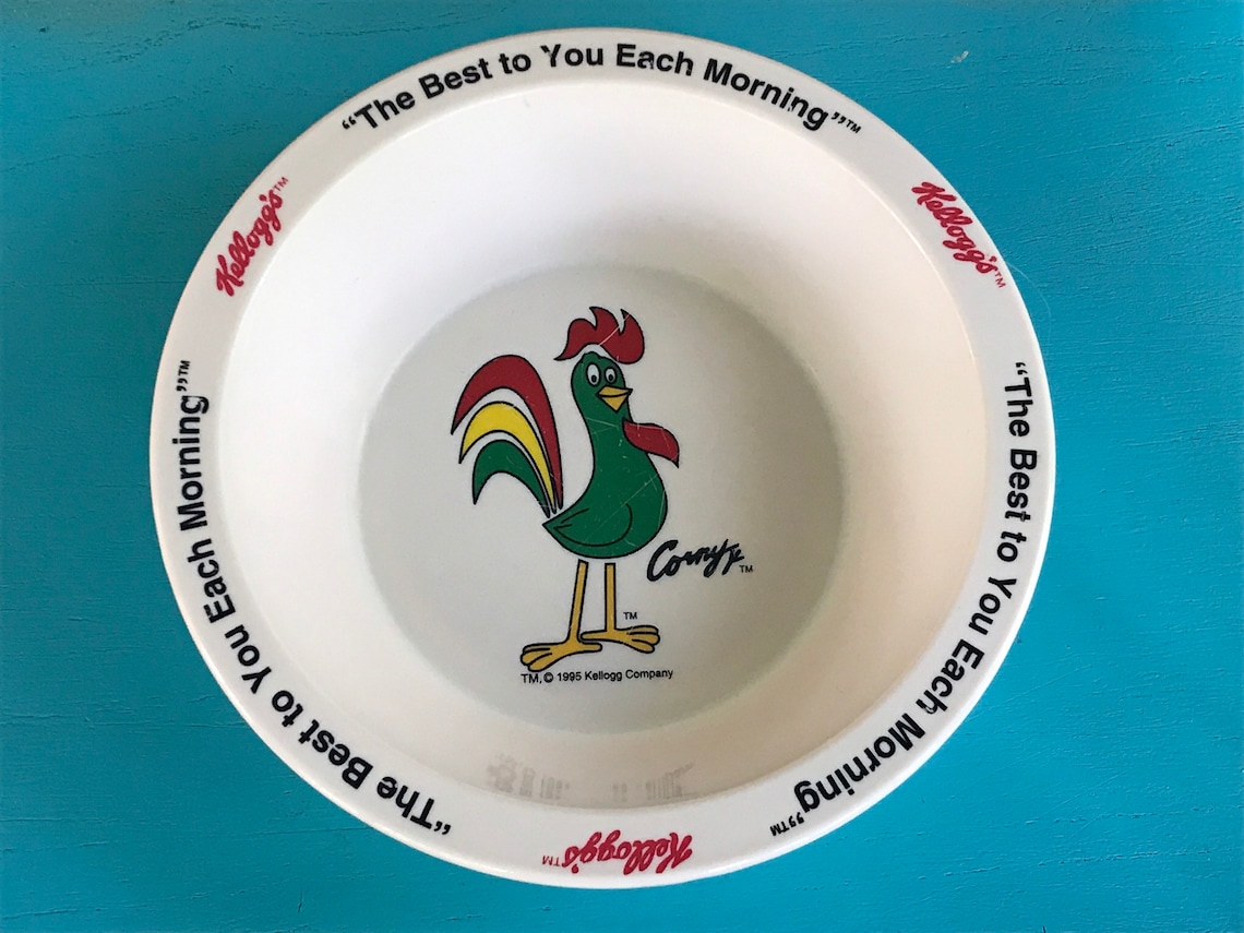 Nostalgic plastic Kellogg cereal bowls Etsy.de