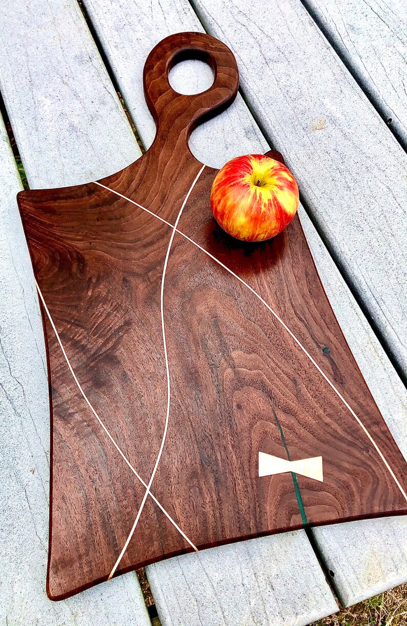 Walnut and Epoxy Weave Charcuterie Board