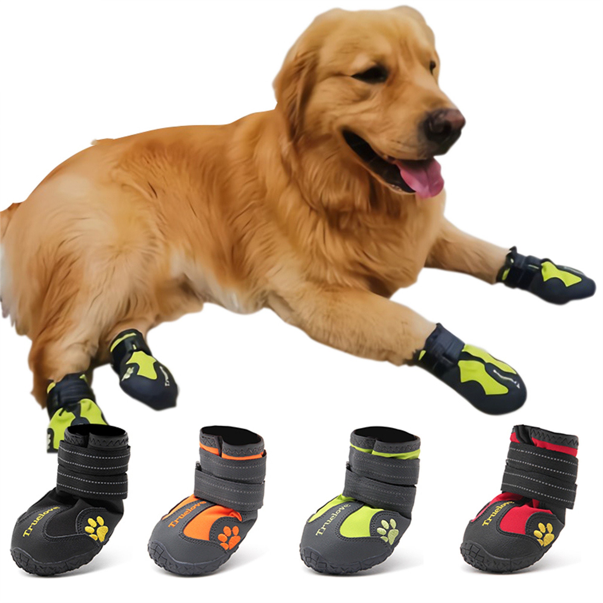 Bella & Balu Pfotenschutz 4er Set Größe M - Hundeschuhe Wasserdicht