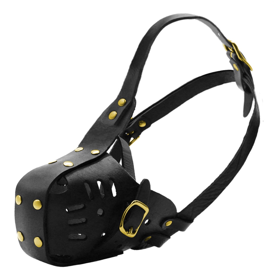 Genuine Leather Dog Muzzle Adjustable Dog Muzzle Pet Supplies Etsy