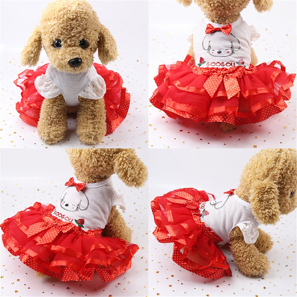 XSXXL Cute Dog Dress Pet Dog Clothes for Small Dog Wedding Etsy