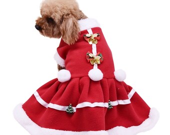 small dog christmas dresses