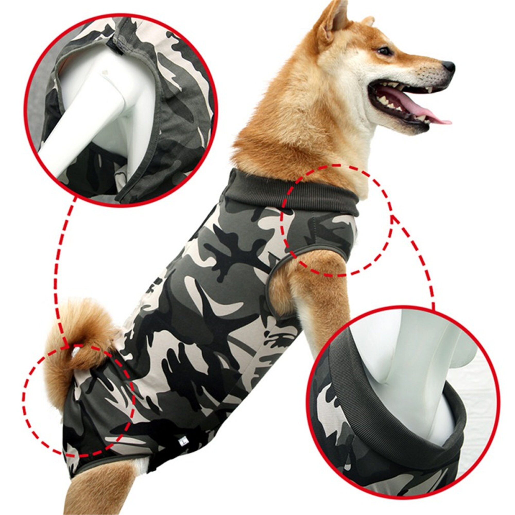 Pet Dog Clothes Suit Jumpsuit Recovery Physiological Clothes Etsy