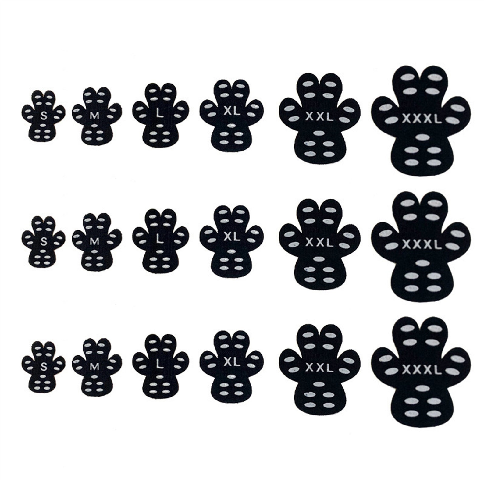 Black Paw Protectors For Dogs Antislip Dog Paw Sticker Etsy