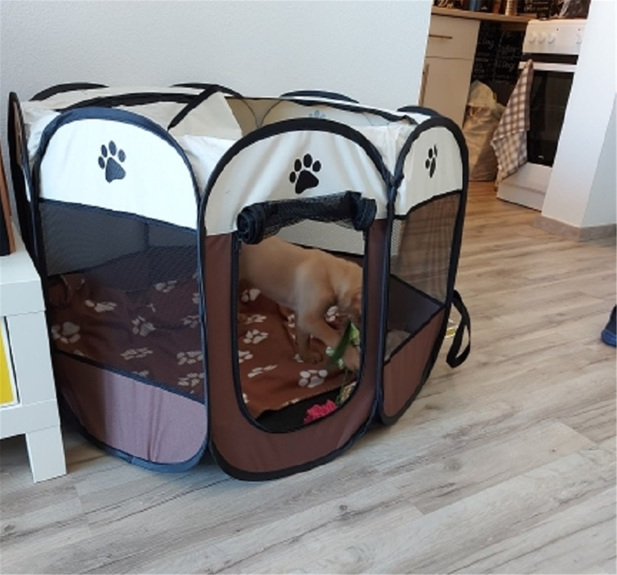 Portable Folding Pet Tent Dog House Octagonal Cage For Cat | Etsy