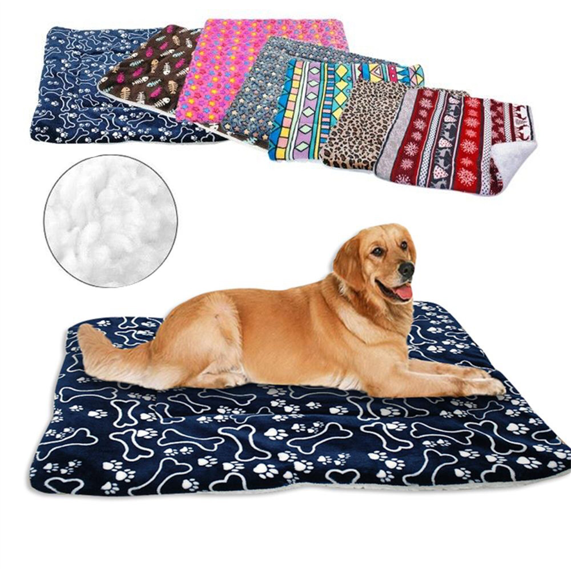 Spring Autumn Winter Dog Bed Blanket Soft Fleece Pet Sleeping Etsy