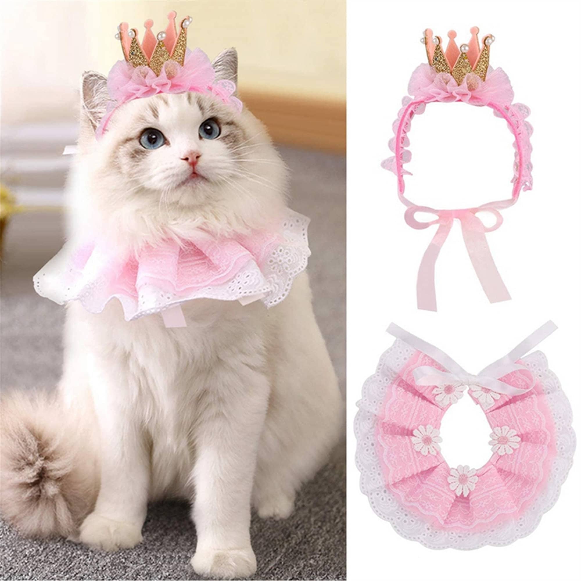 Pet Birthday Acessorio Dress Up The Cat Pet Birthday Costume Etsy
