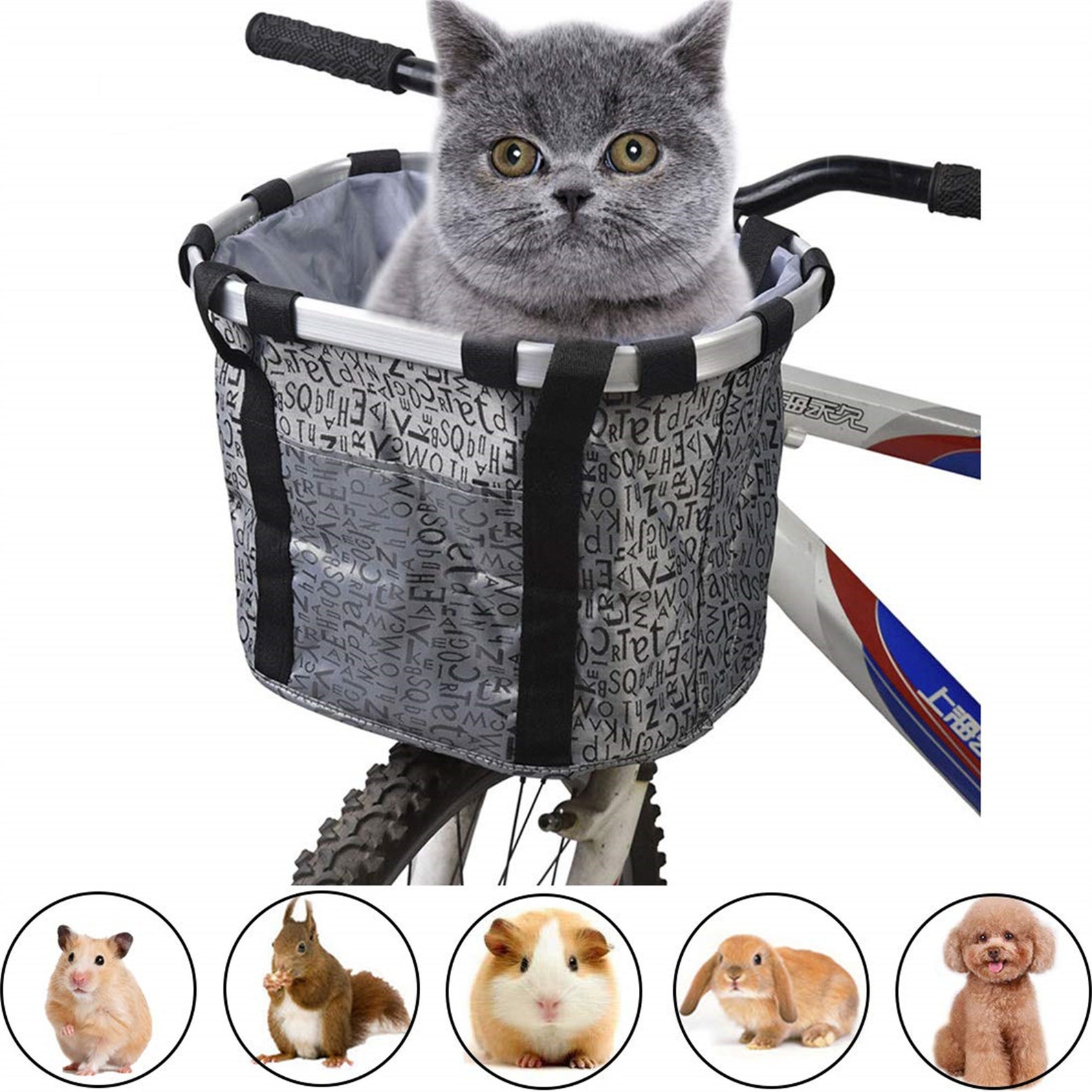 Pets Cat Seat Dog Bicycle Basket Waterproof Pets Seat Bicycle Etsy