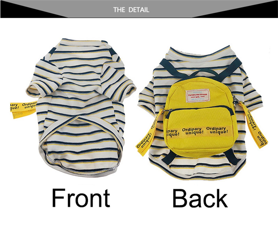 Fashion Pet Dog Clothes Costume for French Bulldog Black Strap Etsy