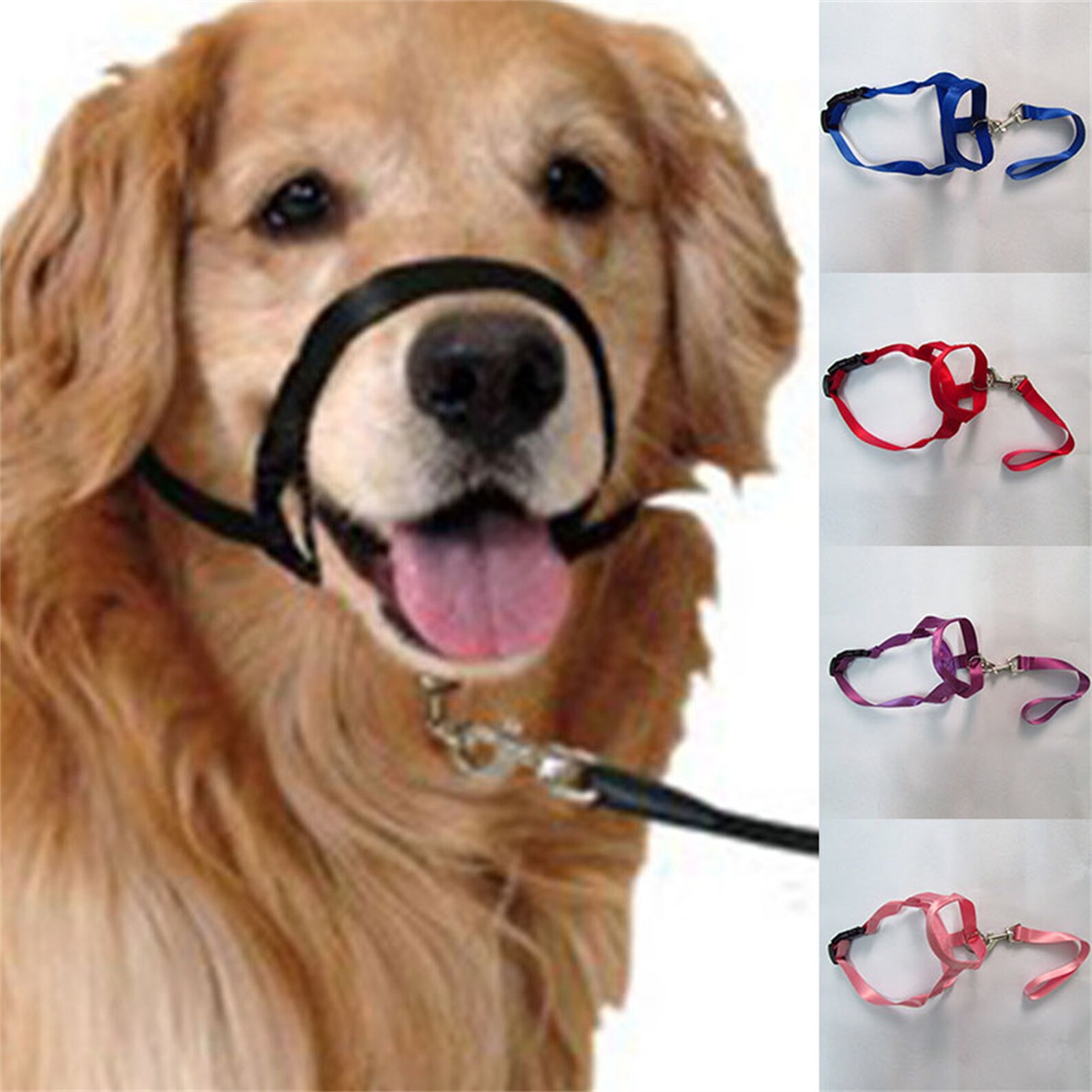 Harness Verstellbare Schnauze Hund Gepolstert Kopf halsband Etsy