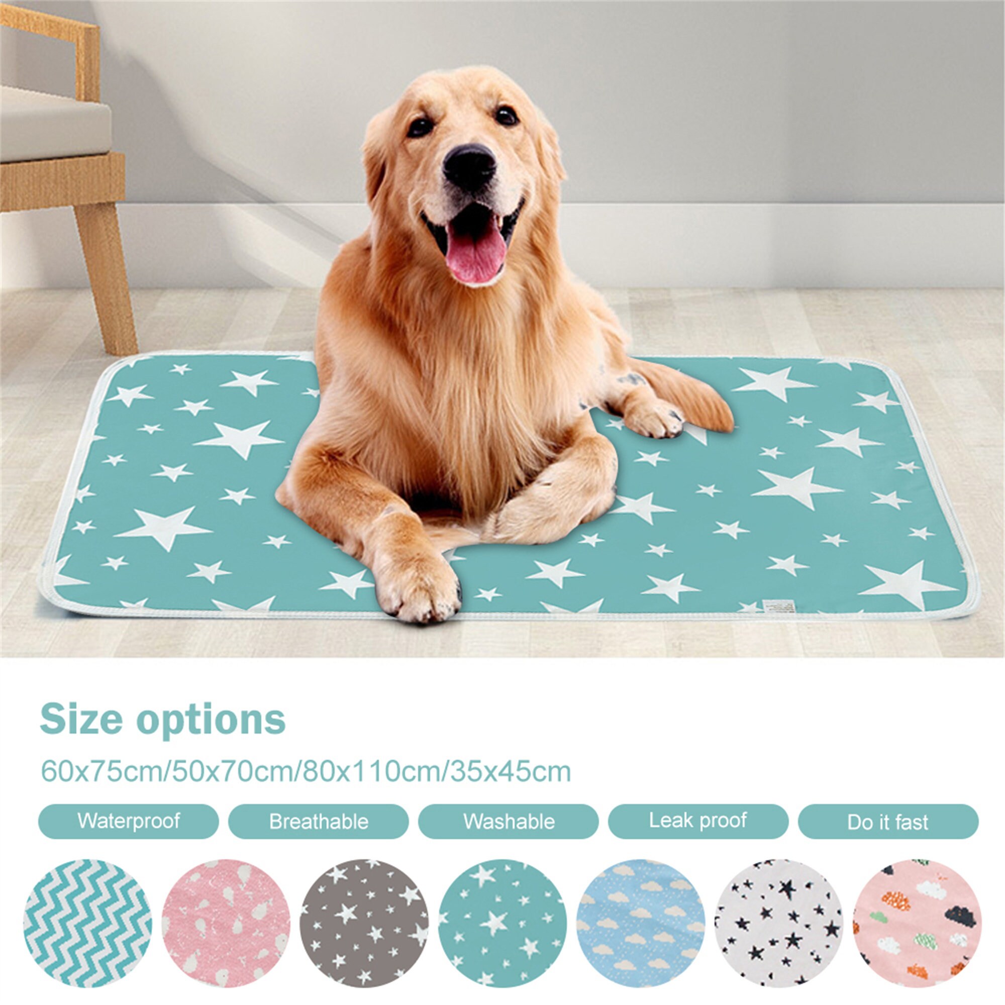 washable dog training pads
