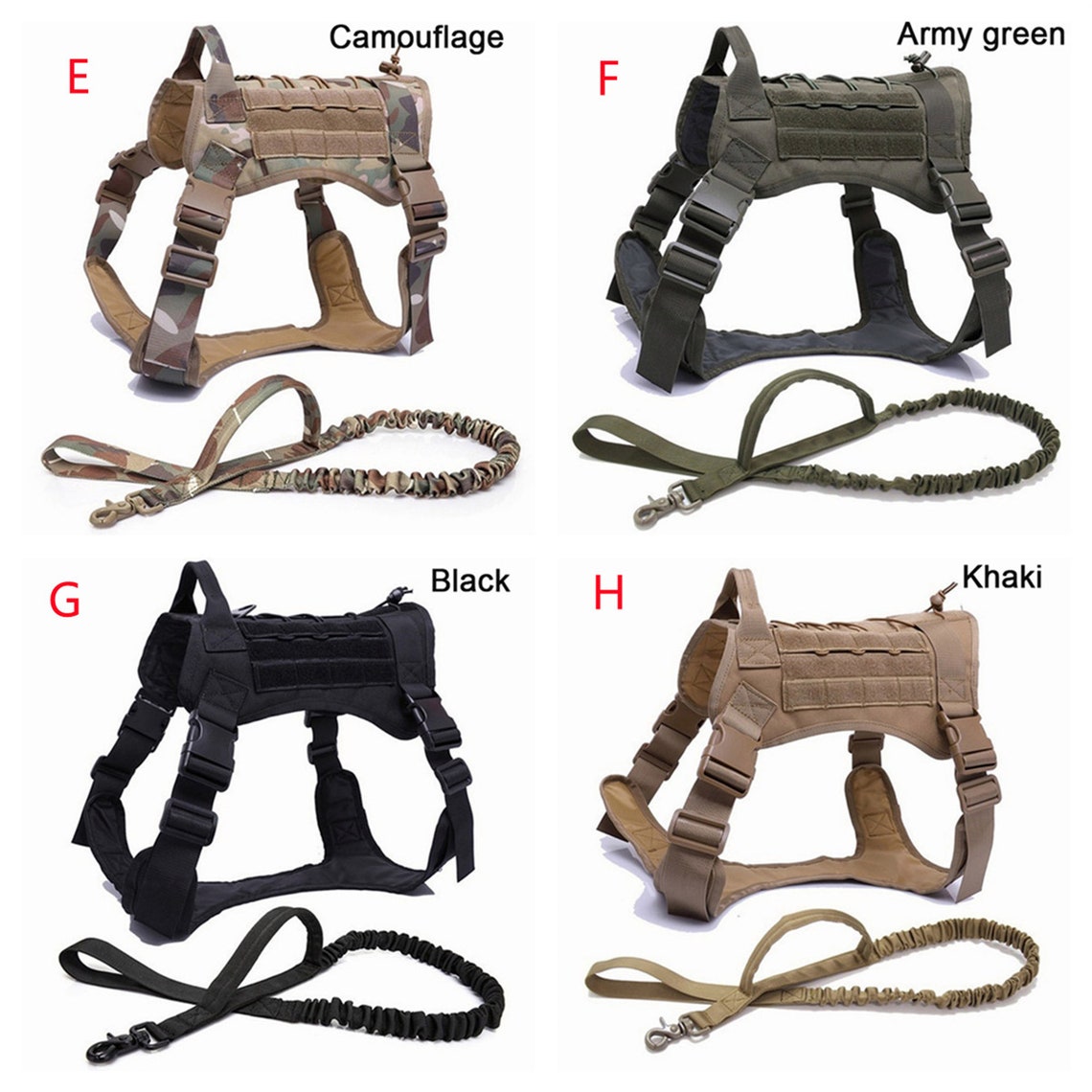 Tactical Service Dog Vest Breathable military dog clothes K9 Etsy