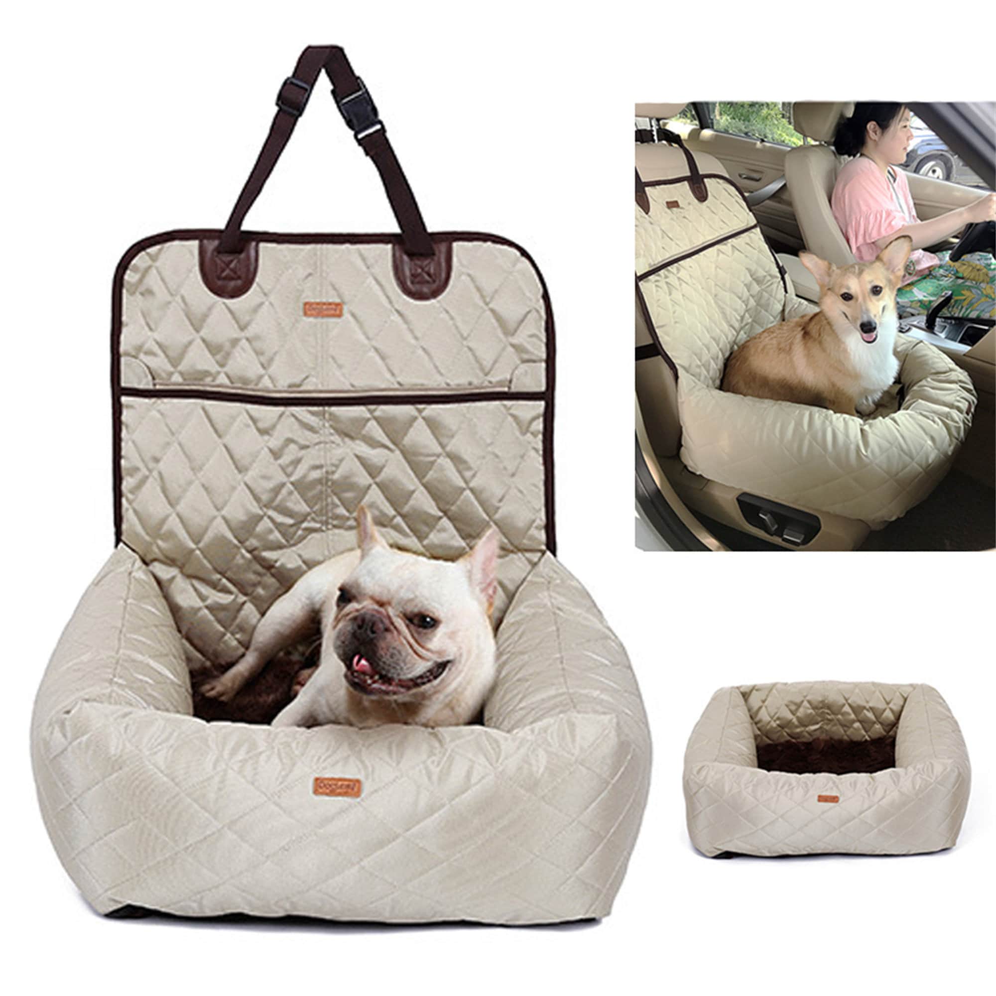 Dog Car Seat Bed Travel Dog Car Seats for Small Medium Dogs Etsy