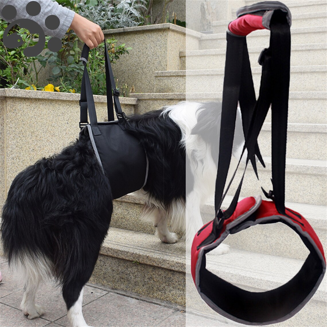 Portable Dog Sling for Back Legs Hip Support Harness to Help Etsy