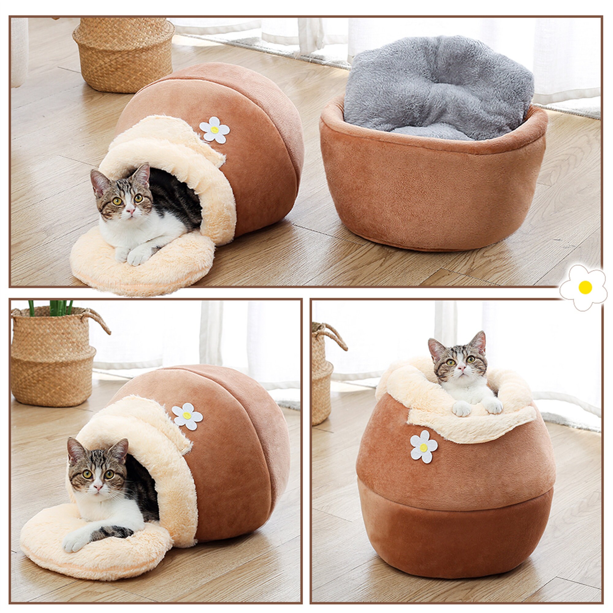 cat cozy bed