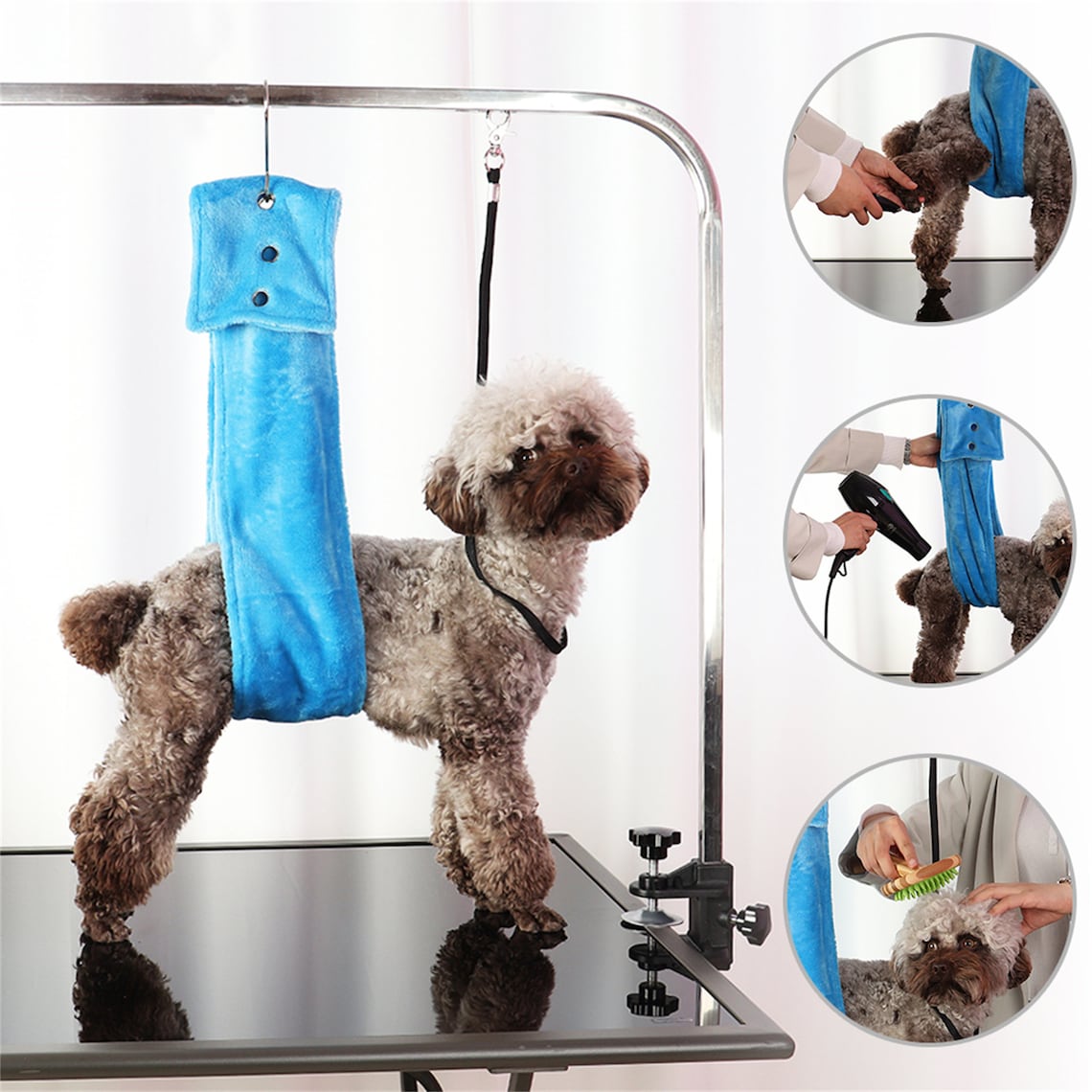 Pet Dog Grooming Hammock Helper Dog Cat Grooming Restraint Bag Etsy