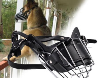 dog anti chew muzzle