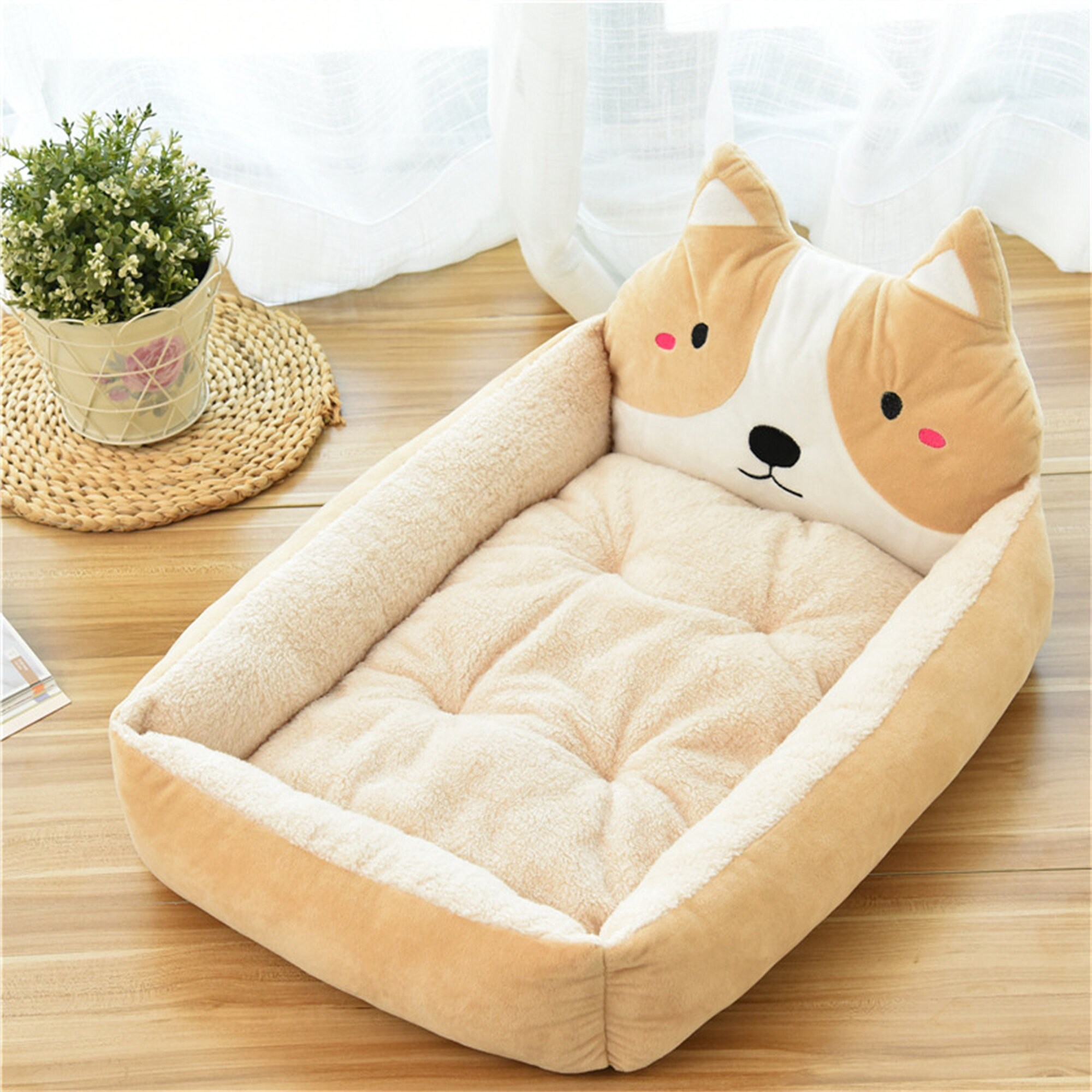 Cute Animal Shape Dog Beds for Large Small Medium Dogs Bed for Etsy