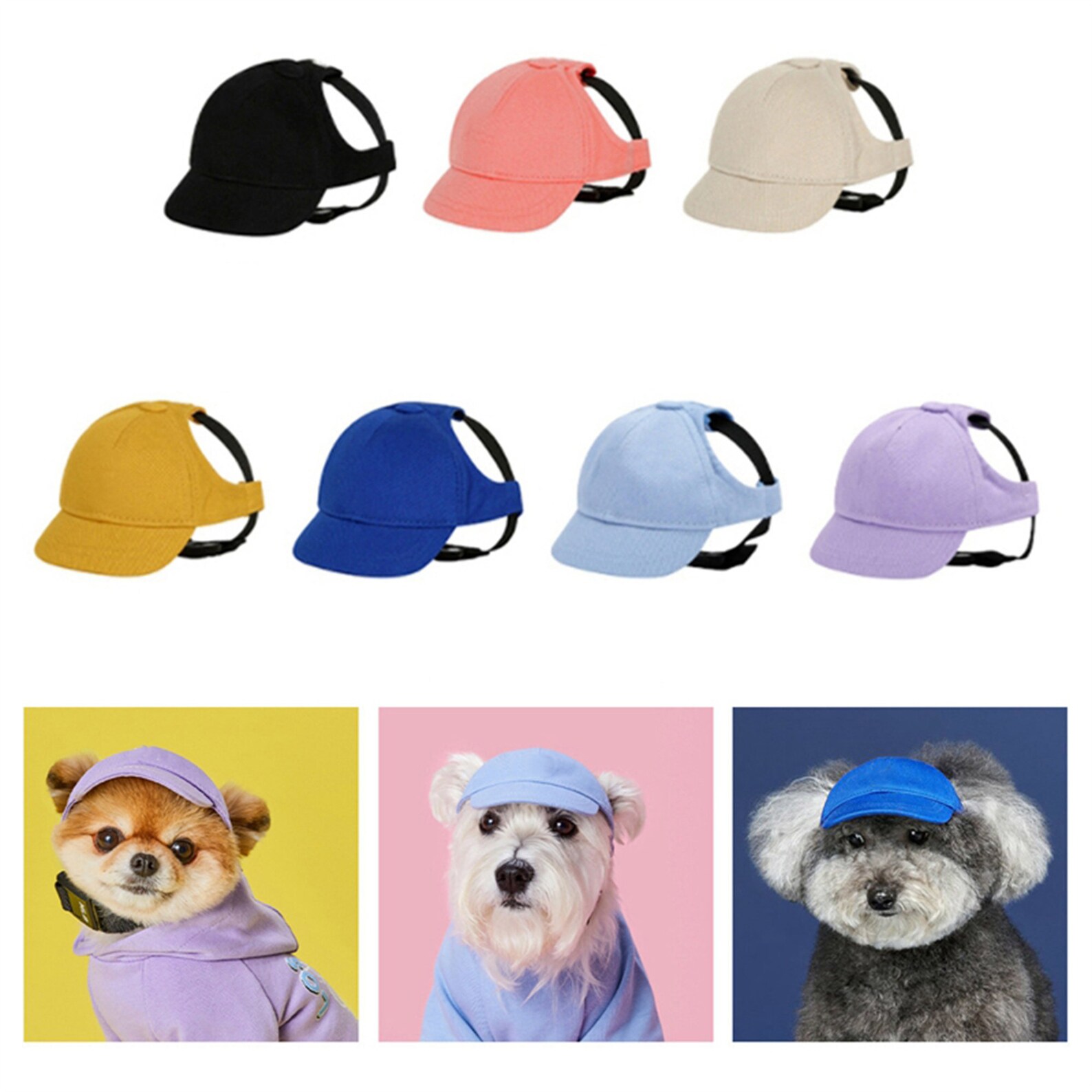 Sombreros de perro mascota gato verano canvas gorra de béisbol Etsy