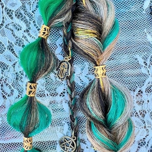 Custom clip-in braids
