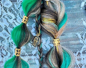 Custom clip-in braids