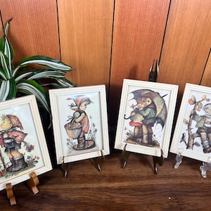 Vintage Berta Hummel Art framed art prints set
