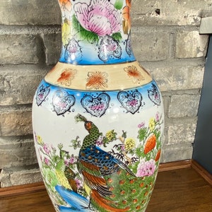 Chinese peacock vase - Etsy 日本