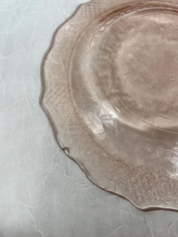 ヴィンテージ ピンク デプレッション グラス フェデラル グラス 8