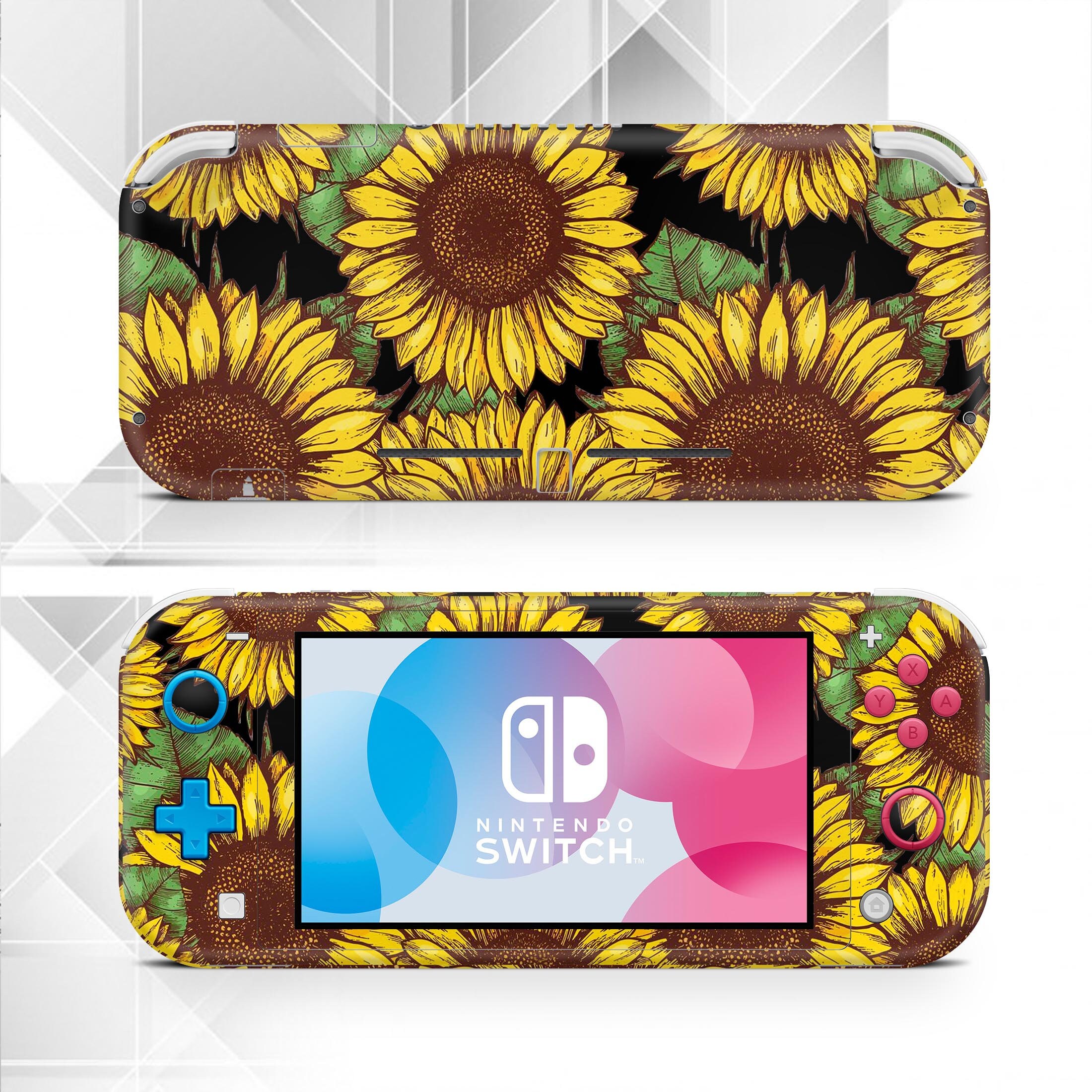 Sunflower Nintendo Switch lite skin Wildflowers Switch lite Etsy