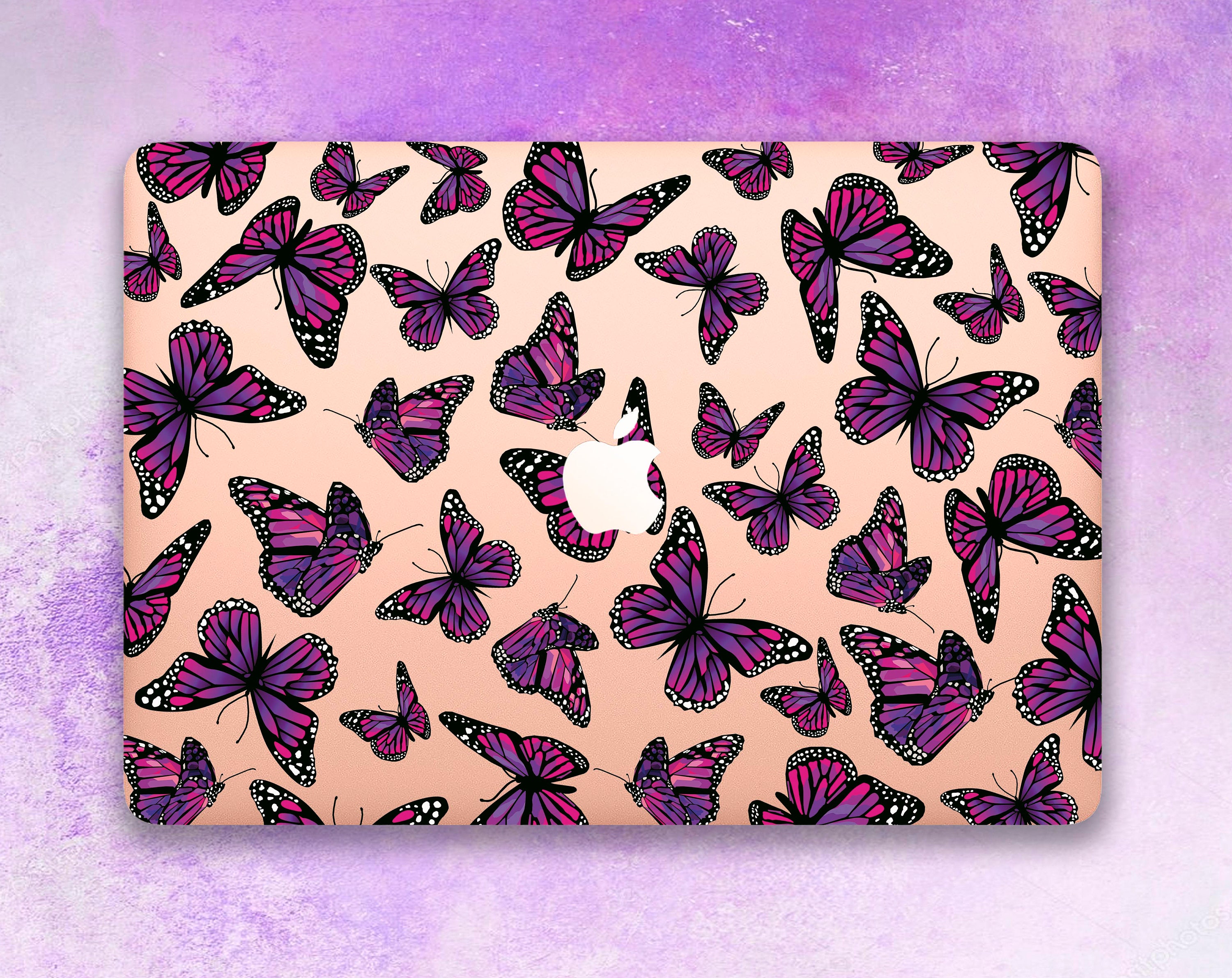 Butterfly Macbook Skin Macbook Air 13 2020 A2337 Clear Sticker Etsy UK