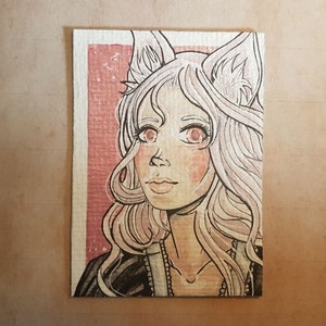 Aceo/ Kakao (Originale Zeichnung) Riina von ***FieryColors***