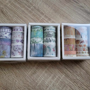 Masking Washi Tape Set / Natur / Wald / Tiere zum basteln zeichnen oder ganz einfach zum verzieren