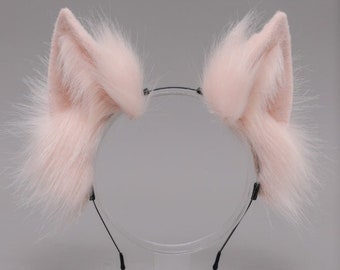 Sad Kitten Pink Kitten Ears