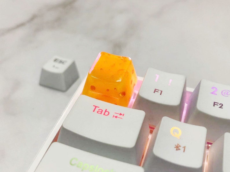 Cheese Keycap Keycap Artisan Keycaps OEM R4 for Cherry MX Etsy