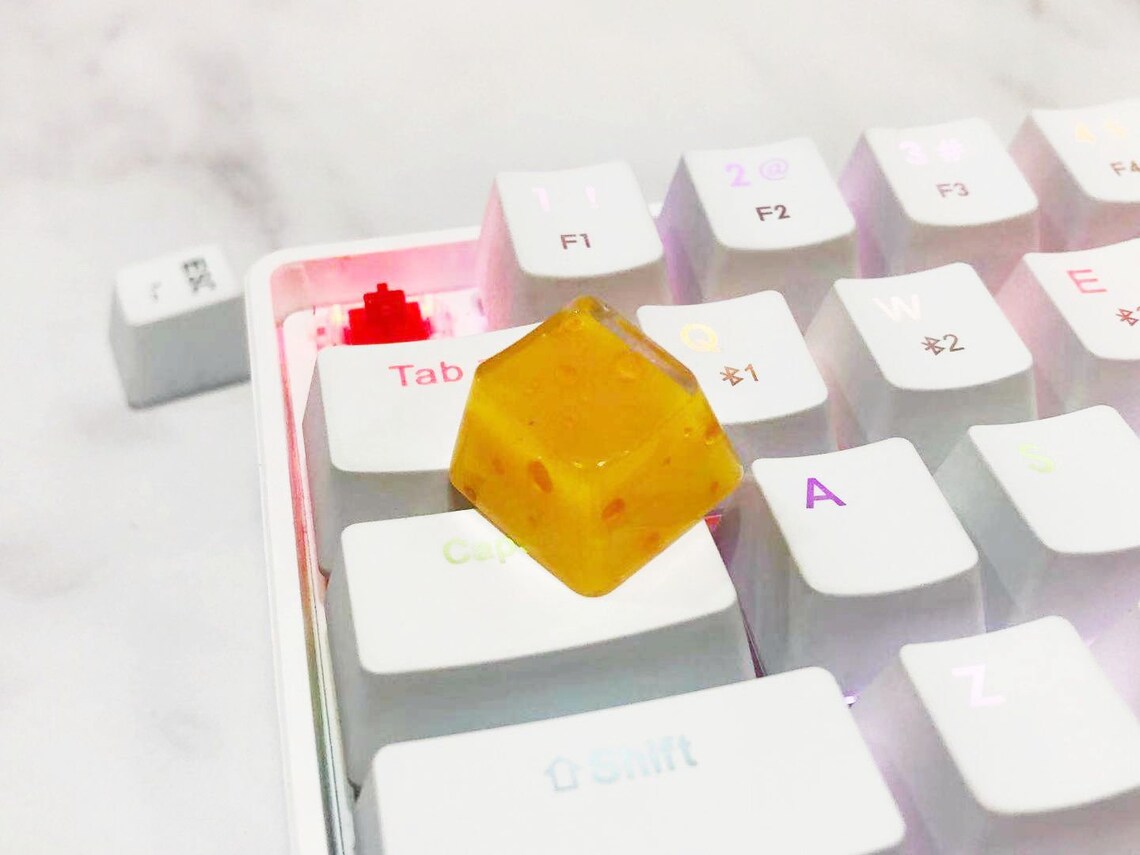 Cheese Keycap Keycap Artisan Keycaps OEM R4 for Cherry MX Etsy