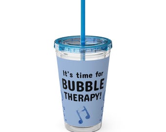 Bubble Therapy Singer's Tumbler (budget), 16oz, multiple colors