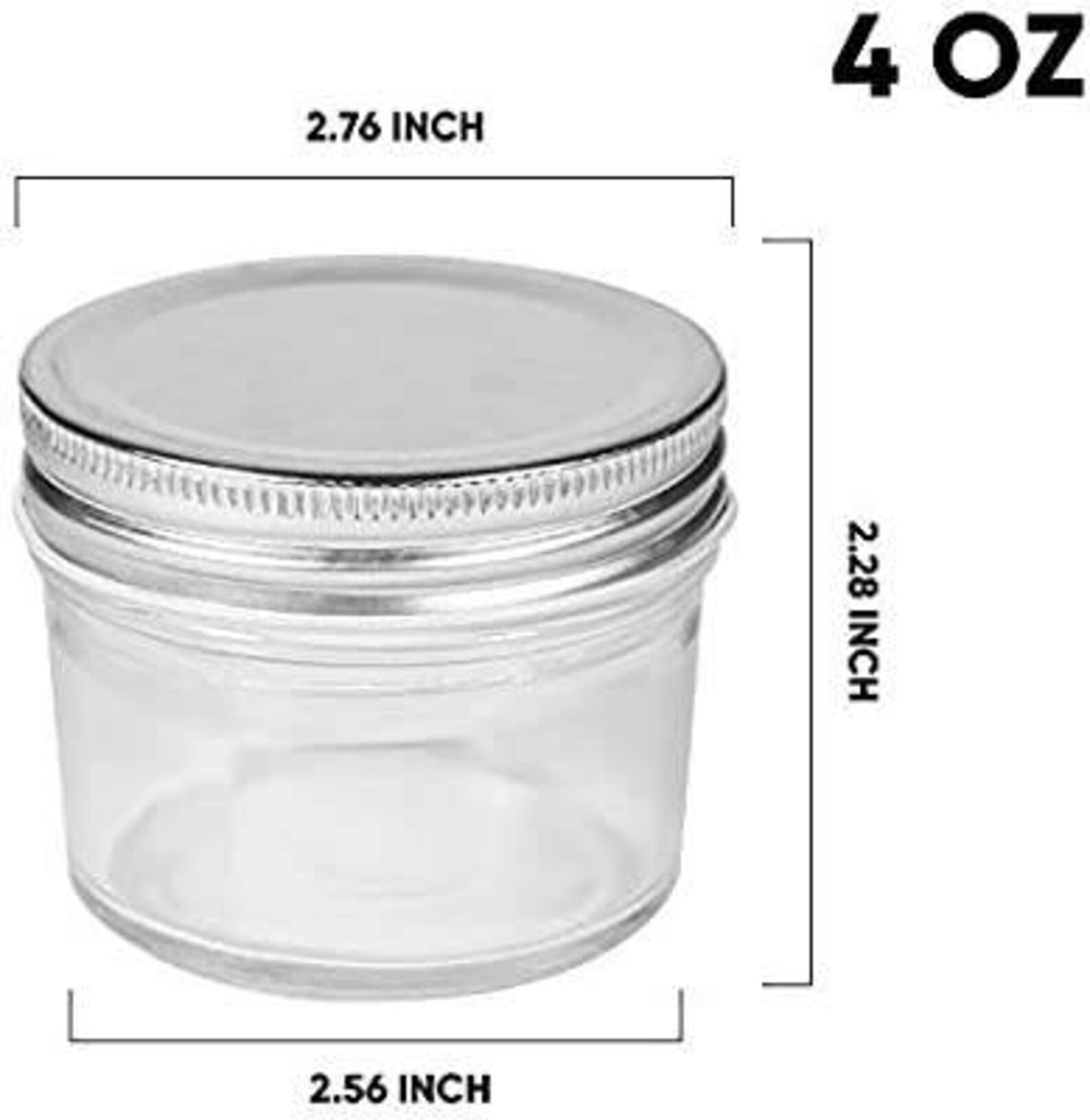 4oz Empty Mason Jar for DIY Crafts Candles Sorting Herbs Etsy