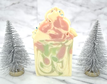 Sugar Plum Fairy Soap: Handmade Holiday Christmas Scented Bar